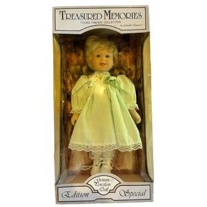 Treasured Memories Young Friends Collection Porcelain Doll Vintage 1991